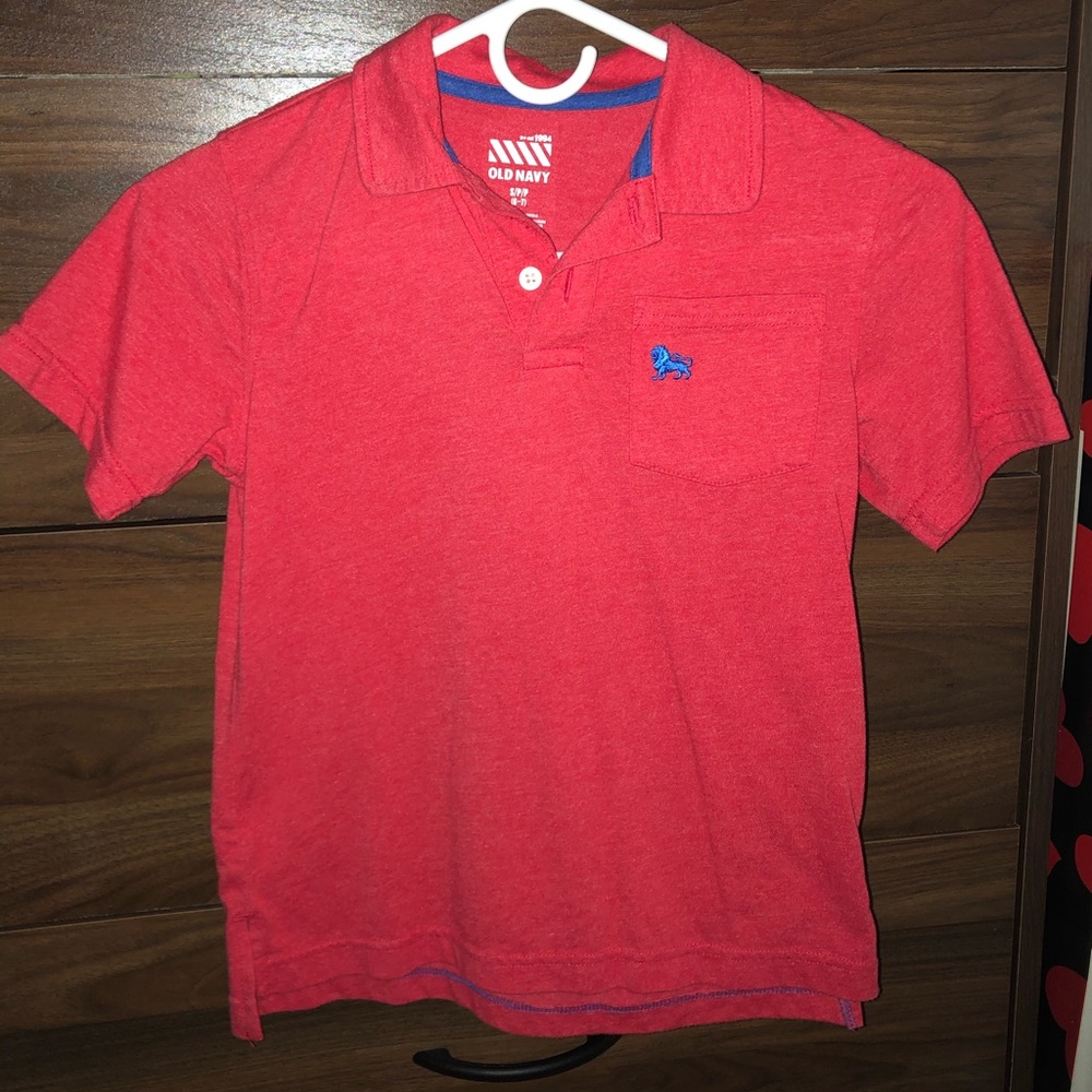 Boys Red Polo Shirt
